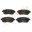 Jeu de 4 plaquettes de frein avant Dr!ve+ DP1010.10.0013 - Visuel 1