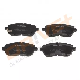 Jeu de 4 plaquettes de frein avant Dr!ve+ DP1010.10.0013