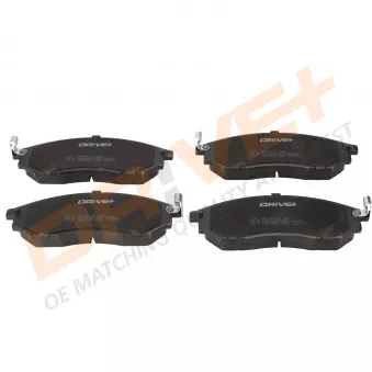 Jeu de 4 plaquettes de frein avant Dr!ve+ DP1010.10.0016