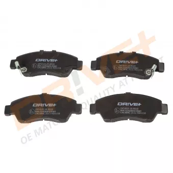 Jeu de 4 plaquettes de frein avant Dr!ve+ DP1010.10.0018
