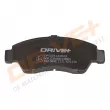 Jeu de 4 plaquettes de frein avant Dr!ve+ DP1010.10.0018 - Visuel 2