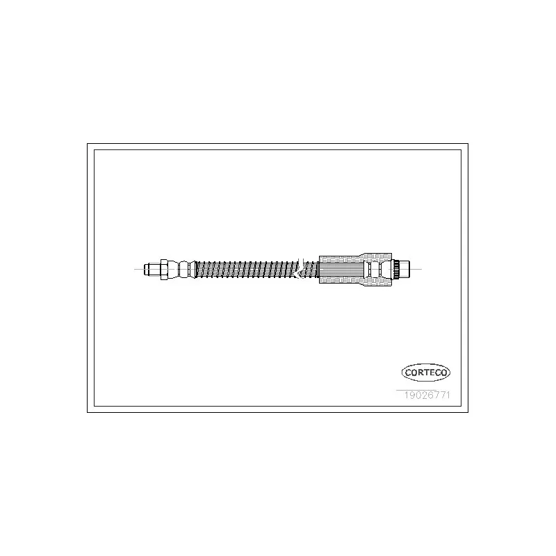 Flexible de frein CORTECO 19026771