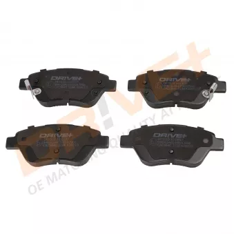 Jeu de 4 plaquettes de frein avant Dr!ve+ DP1010.10.0037