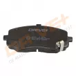 Jeu de 4 plaquettes de frein avant Dr!ve+ DP1010.10.0038 - Visuel 3