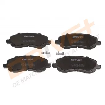Jeu de 4 plaquettes de frein avant Dr!ve+ DP1010.10.0056