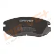 Jeu de 4 plaquettes de frein avant Dr!ve+ DP1010.10.0063 - Visuel 3