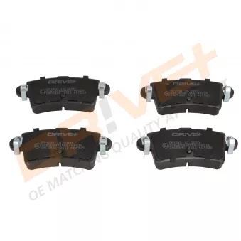 Jeu de 4 plaquettes de frein arrière Dr!ve+ DP1010.10.0080