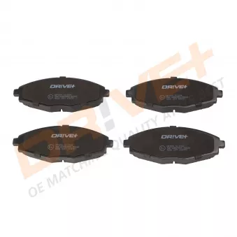 Jeu de 4 plaquettes de frein avant Dr!ve+ DP1010.10.0104
