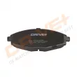 Jeu de 4 plaquettes de frein avant Dr!ve+ DP1010.10.0104 - Visuel 2