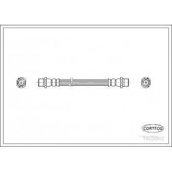 Flexible de frein CORTECO 19026812