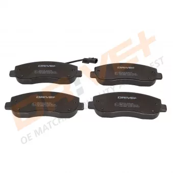 Jeu de 4 plaquettes de frein avant Dr!ve+ DP1010.10.0144