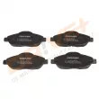 Jeu de 4 plaquettes de frein avant Dr!ve+ DP1010.10.0178 - Visuel 1