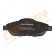 Jeu de 4 plaquettes de frein avant Dr!ve+ DP1010.10.0178 - Visuel 2