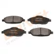 Jeu de 4 plaquettes de frein avant Dr!ve+ DP1010.10.0178 - Visuel 3