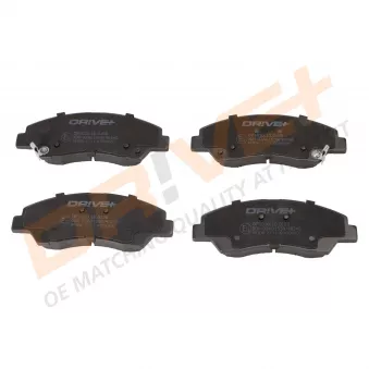 Jeu de 4 plaquettes de frein avant Dr!ve+ DP1010.10.0198