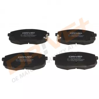 Jeu de 4 plaquettes de frein avant Dr!ve+ DP1010.10.0797