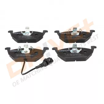 Jeu de 4 plaquettes de frein avant Dr!ve+ DP1010.10.0804