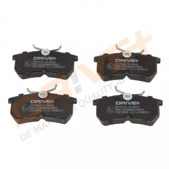 Jeu de 4 plaquettes de frein arrière Dr!ve+ DP1010.10.0816