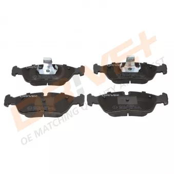 Jeu de 4 plaquettes de frein avant Dr!ve+ DP1010.10.0820