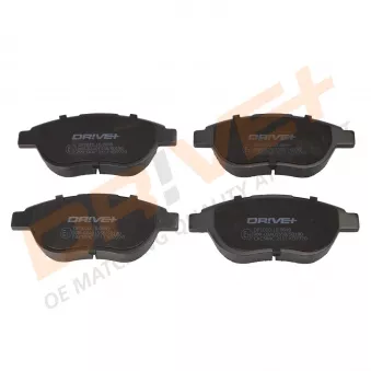 Jeu de 4 plaquettes de frein avant Dr!ve+ DP1010.10.0849