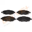 Jeu de 4 plaquettes de frein avant Dr!ve+ DP1010.10.0876 - Visuel 1
