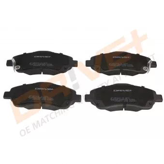 Jeu de 4 plaquettes de frein avant Dr!ve+ DP1010.10.0876