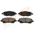 Jeu de 4 plaquettes de frein avant Dr!ve+ DP1010.10.0876 - Visuel 2