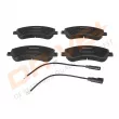 Jeu de 4 plaquettes de frein avant Dr!ve+ DP1010.10.0902 - Visuel 1
