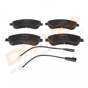 Jeu de 4 plaquettes de frein avant Dr!ve+ DP1010.10.0902