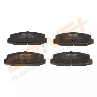 Jeu de 4 plaquettes de frein arrière Dr!ve+ DP1010.10.0936