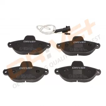 Jeu de 4 plaquettes de frein avant Dr!ve+ DP1010.10.0974
