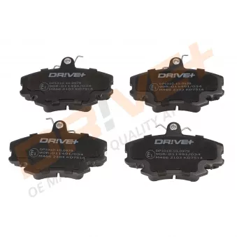 Jeu de 4 plaquettes de frein avant Dr!ve+ DP1010.10.0979