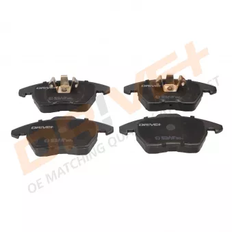 Jeu de 4 plaquettes de frein avant Dr!ve+ DP1010.10.1060