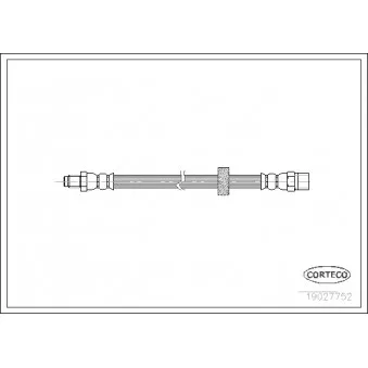 Flexible de frein CORTECO 19027752