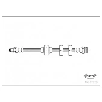 Flexible de frein CORTECO 19027929