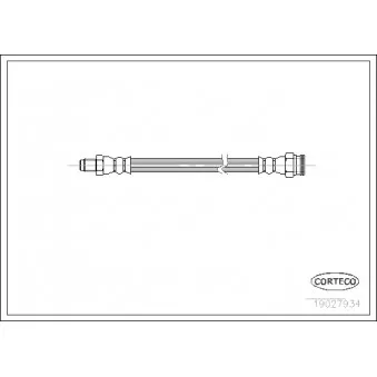Flexible de frein CORTECO 19027934