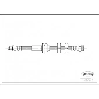 Flexible de frein CORTECO 19029781