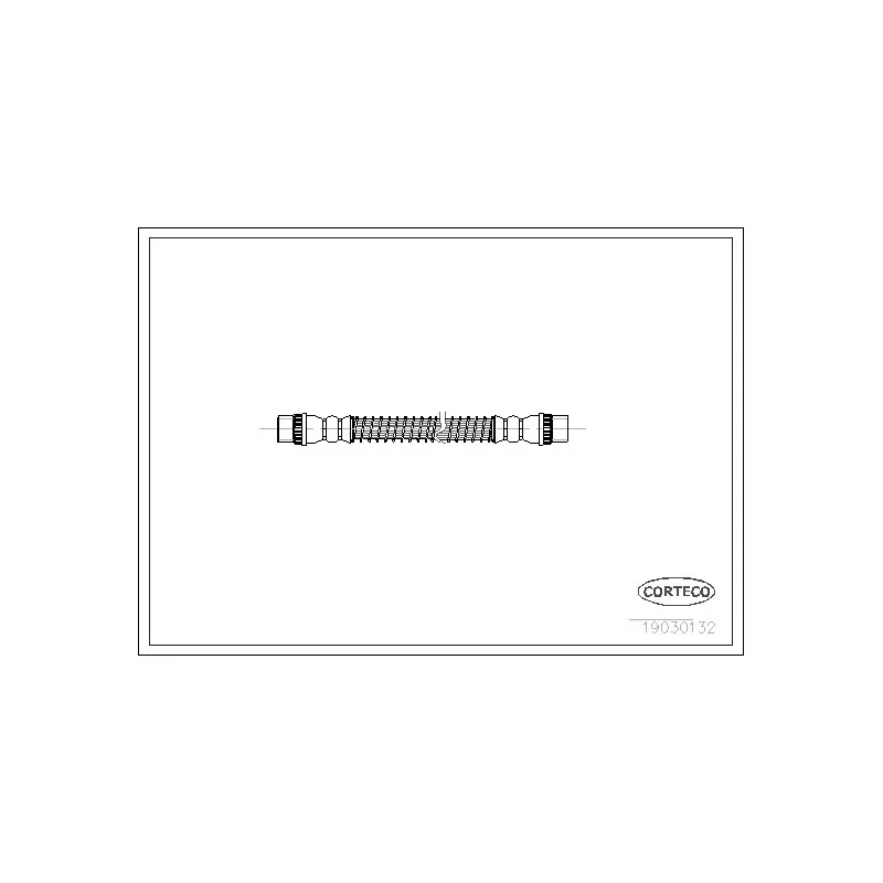 Flexible de frein CORTECO 19030132