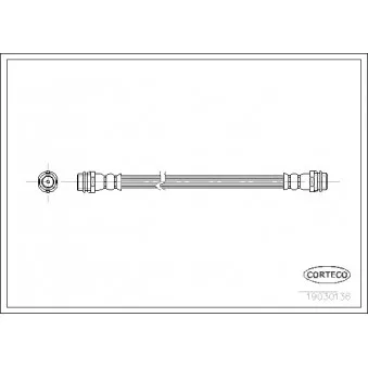 Flexible de frein CORTECO 19030136