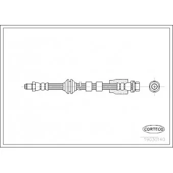 Flexible de frein CORTECO 19030140