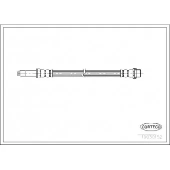Flexible de frein CORTECO 19030152