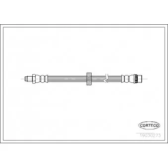 Flexible de frein CORTECO 19030273