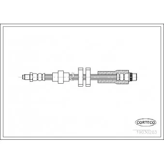 Flexible de frein CORTECO 19030283