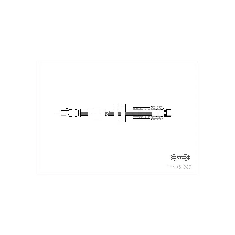 Flexible de frein CORTECO 19030283