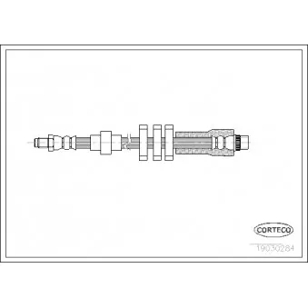 Flexible de frein CORTECO 19030284