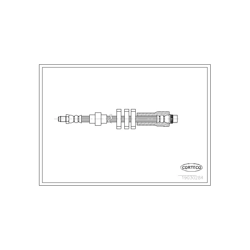 Flexible de frein CORTECO 19030284
