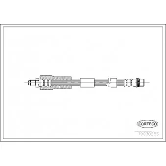Flexible de frein CORTECO 19030285