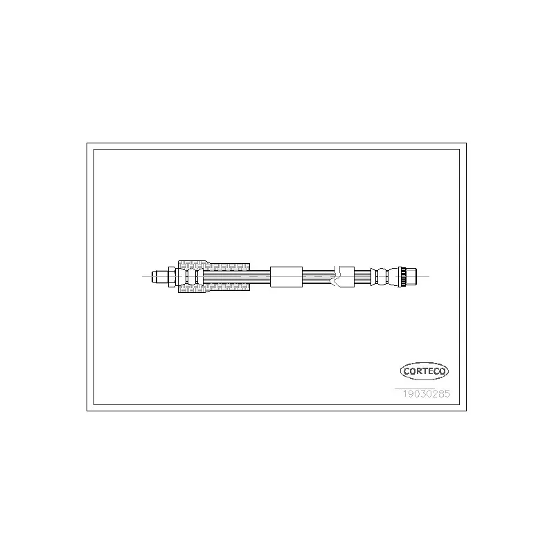 Flexible de frein CORTECO 19030285
