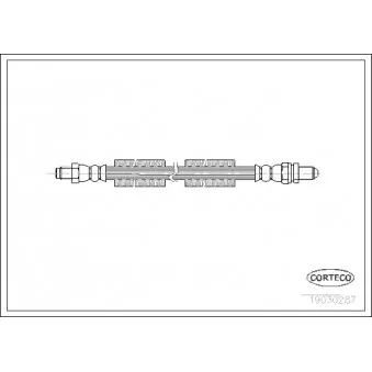 Flexible de frein CORTECO 19030287