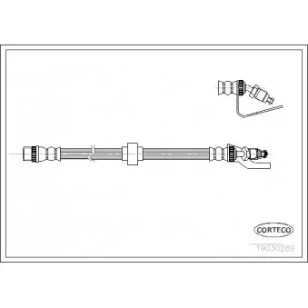 Flexible de frein CORTECO 19030289